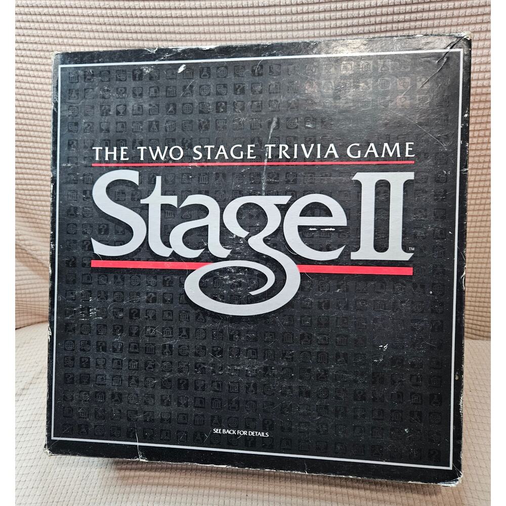 Vintage Stage II The Two Stage Trivia Milton Bradley Game Board Game